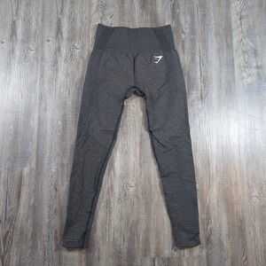 Gymshark Leggings Womens Small Gray Vital 2.0 Seamless Yoga Gym Athleisure Pants